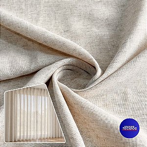 Tecido Voil Linho Iguape | 1m X 3m - 95% Poliéster 5% Linho | Linho