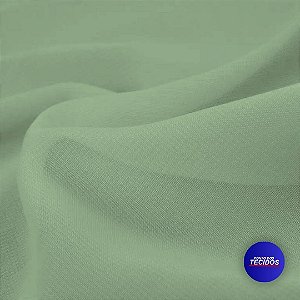 Tecido Musseline Chiffon - 1m X 1,50m - Verde Green