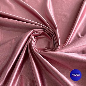 TECIDO MALHA PRADA | 1,50m - 95% Poliés 5% Elasta | Rosa Antigo 13525