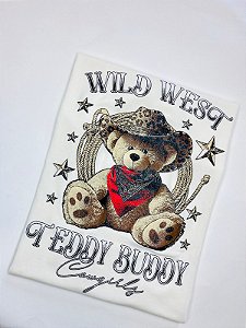 T-SHIRT PLUS SIZE URSINHO TEDDY BUDDY OFF WHITE XG