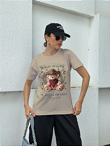 T-SHIRT URSINHO TEDDY BUDDY BEGE