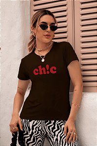 T-SHIRT CHIC DTF CHOCOLATE