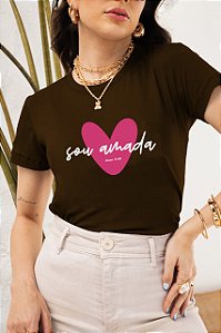 T-SHIRT SOU AMADA JO 3:16 DTF CHOCOLATE