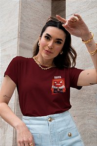 T-SHIRT RAIVA DIVERTIDAMENTE DTF MARSALA