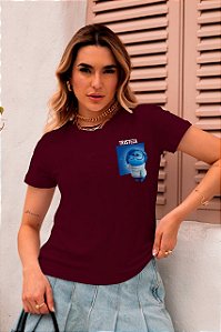 T-SHIRT TRISTEZA DIVERTIDAMENTE DTF MARSALA