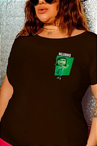 T-SHIRT PLUS SIZE NOJINHO DIVERTIDAMENTE DTF CHOCOLATE XG