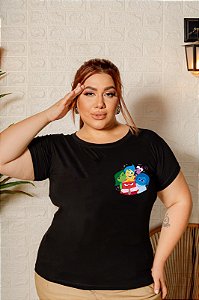 T-SHIRT PLUS SIZE DIVERTIDAMENTE DTF XG
