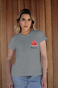 T-SHIRT MELANCIA DTF CINZA