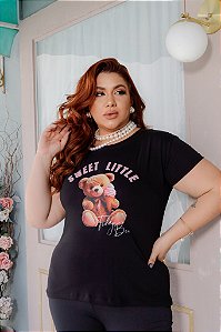 T-SHIRT PLUS SIZE URSINHO SWEET DTF XG