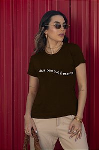 T-SHIRT VIVA INFINITO DTF CHOCOLATE