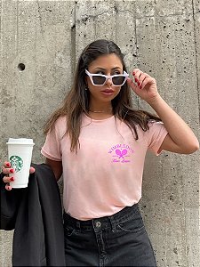 T-SHIRT RAQUETE WIMBLENDON DTF ROSA BEBÊ