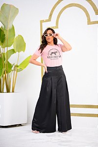 T-SHIRT WILD JAGUAR DTF ROSA BEBÊ
