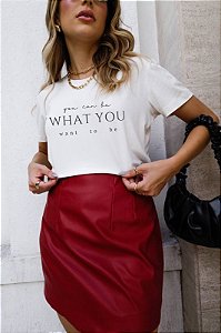 T-SHIRT WHAT YOU DTF OFF WHITE