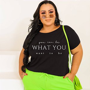 T-SHIRT PLUS SIZE WHAT YOU DTF XG
