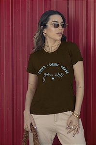 T-SHIRT YOU ARE LOVED DTF CHOCOLATE