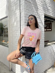 T-SHIRT APEROL DRINK DTF ROSA BEBÊ
