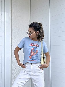 T-SHIRT THE LAGOSTA DTF AZUL BEBÊ