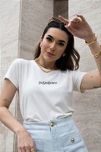 T-SHIRT YVES SAINT LAURENT DTF OFF WHITE