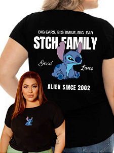 T-SHIRT PLUS SIZE STITCH FAMILY DTF XG