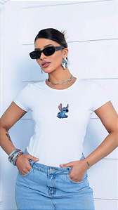 T-SHIRT STITCH BRAVO DTF BRANCO