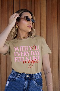 T-SHIRT MAGIC WITH YOU DTF BEGE