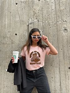 T-SHIRT BOTAS NASHVILLE DTF ROSA BEBÊ