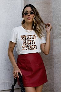 T-SHIRT WILD AND FREE DTF OFF WHITE