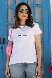 T-SHIRT YOU ARE NEEDED DTF BRANCO