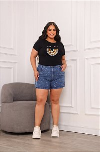 T-SHIRT PLUS SIZE SPREAD ARCO-IRIS DTF XG