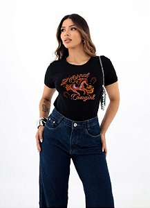 T-SHIRT CAVALO COWGIRL DTF