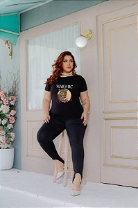 T-SHIRT PLUS SIZE MAJESTIC LEOPARD DTF XG