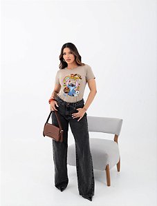 T-SHIRT STITCH ARCO-IRIS DTF BEGE