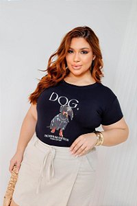 T-SHIRT PLUS SIZE DOG DACHSHUND DTF XG