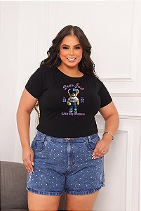 T-SHIRT PLUS SIZE URSO DODGERS DTF XG