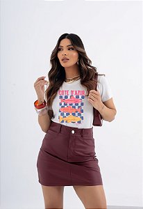 T-SHIRT PEIXES CÔTE A'ZUR DTF OFF WHITE