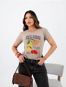 T-SHIRT FRUTAS FRESH GARDEN DTF BEGE