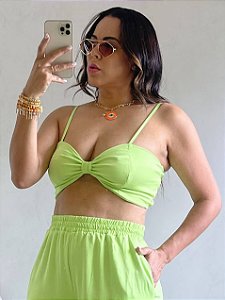 CROPPED SANTORINI VERDE