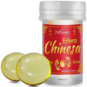 Hot Ball Bolinha Pulsa E Esfria Lubrificante Esfera Chinesa