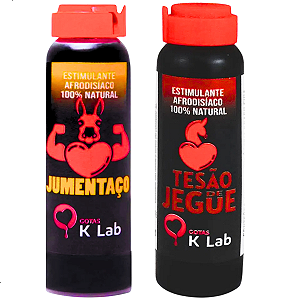 Kit 2 Tesão De Touro E Tesão Jegue Sexyshop 10ml Energético