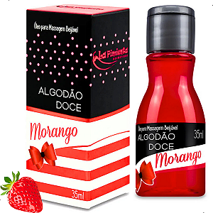 Óleo para massagem Algodão Doce Gel Beijável Hot 35Ml La Pimienta