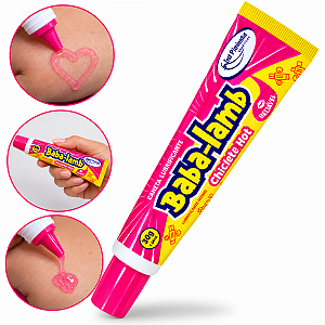 Lubrificante Excitante Gel Baba Lamb Hot Chiclete Hot 30g