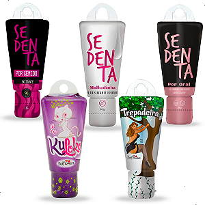 Kit Sex Shop 5 Gel Lubrificante Íntimo Produtos Trepadeira