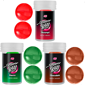 Hot Ball Bolinhas Explosivas Kit 6u Esquenta Lubrificante