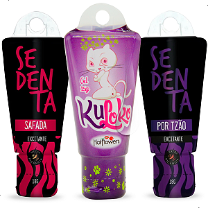 Ge Kuloko + Sedenta Safada+Deslizante Tzão Kit3 Lubrificante