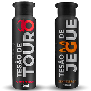 Kit 2 Tesão De Touro E Tesão Jegue Sexyshop 10ml Energético