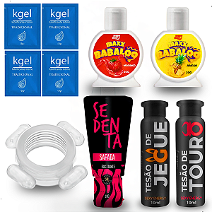 Kit Gel Excitante Lubrificante Intimo Massagem Mai Prazer 10