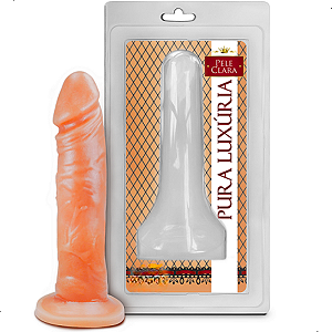 Pênis Realístico Fininho 12cm x 2,6cm - Pura Luxúria