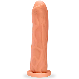 Pênis Dildo Consolo Pinto 18cm Maciço Realístico De Borracha