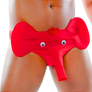 Cueca Sexy Sensual Com Tromba De Elefante Tam. Único Sexshop