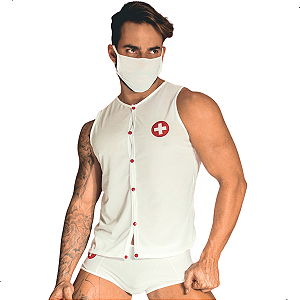 Fantasia Sexy Medico Sensual Masculina Doutor Erótica Roma